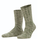 Falke Tagessocke Brooklyn Crew (Bootsock, Grobstrick-Optik) thymiangrün Herren - 1 Paar